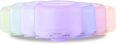 TEMPO DI SALDI Difusor de aromas de 500 ml con iluminación led 7 colores y temporizador humidificador